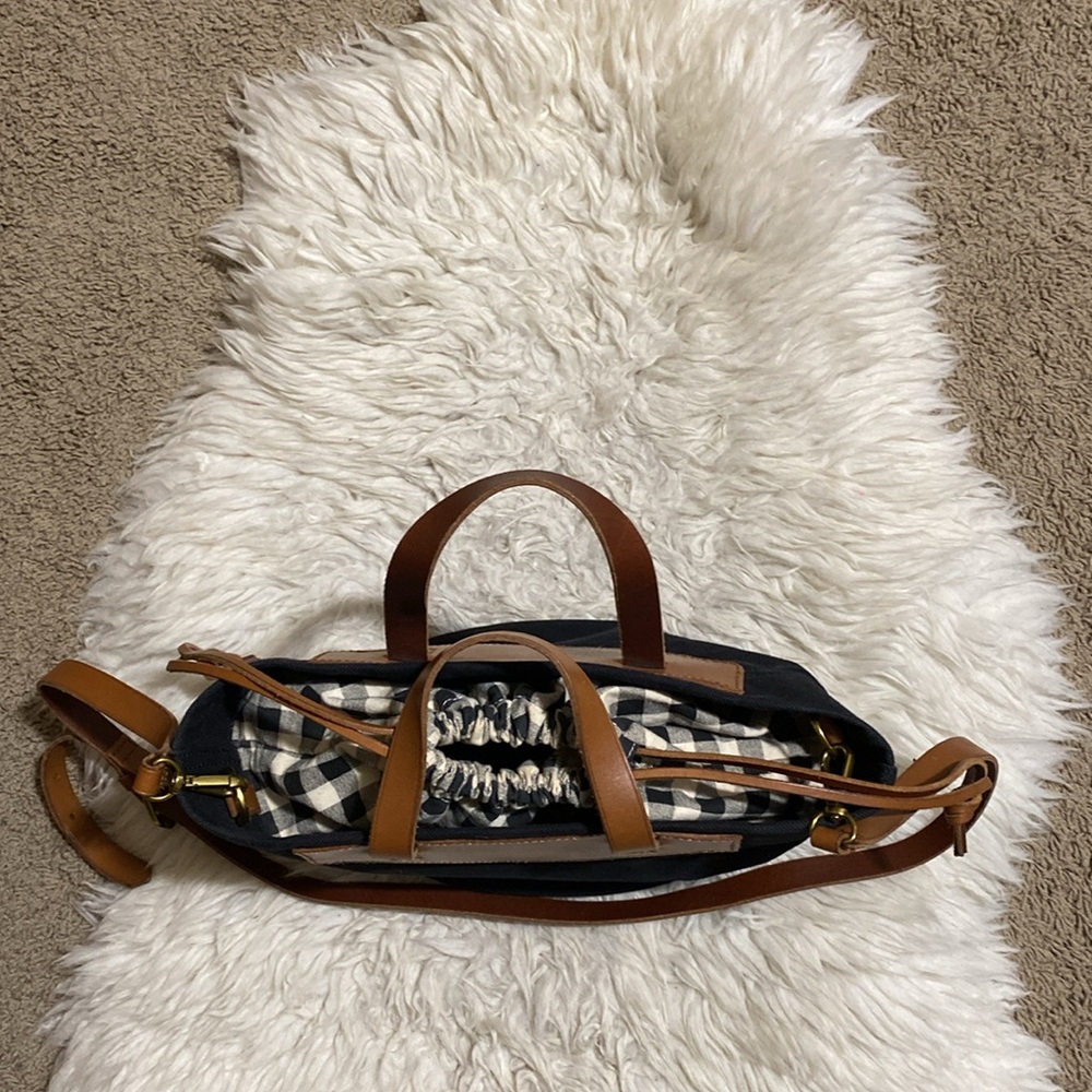 MADEWELL The Canvas Mini Drawstring‎ Black Crossbody Bag. - Picture 11 of 13